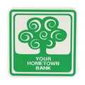 4" Square 40pt Lightweight Pulp Board Coaster